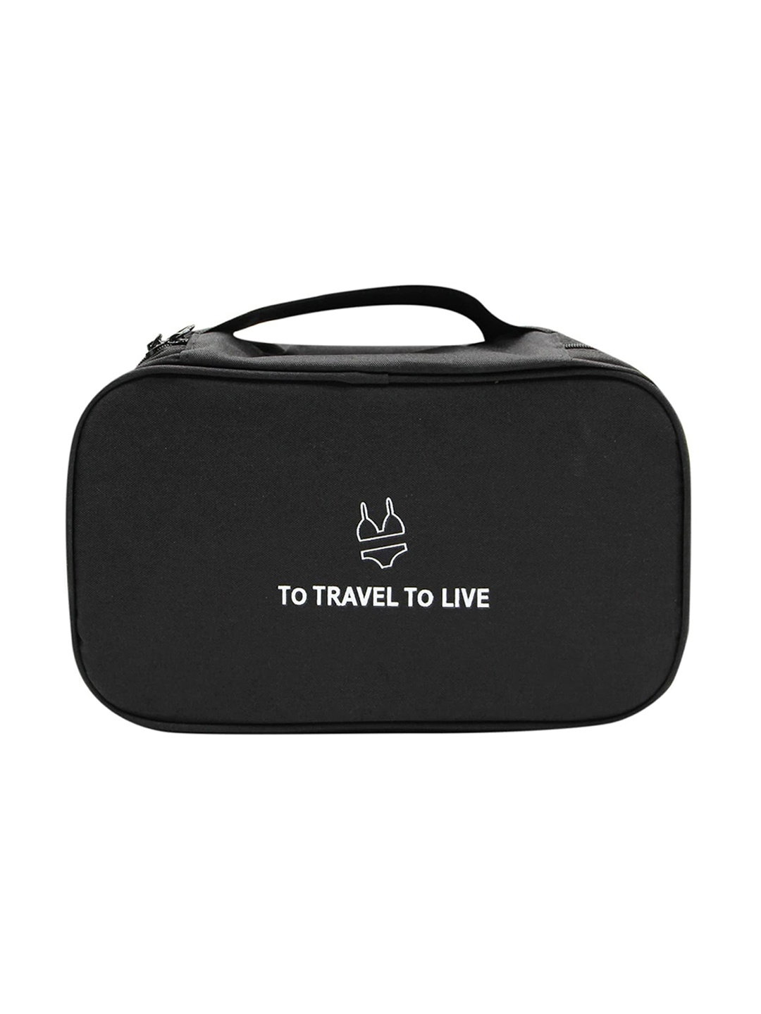 

HOUSE OF QUIRK Black Underwear Travel Organiser