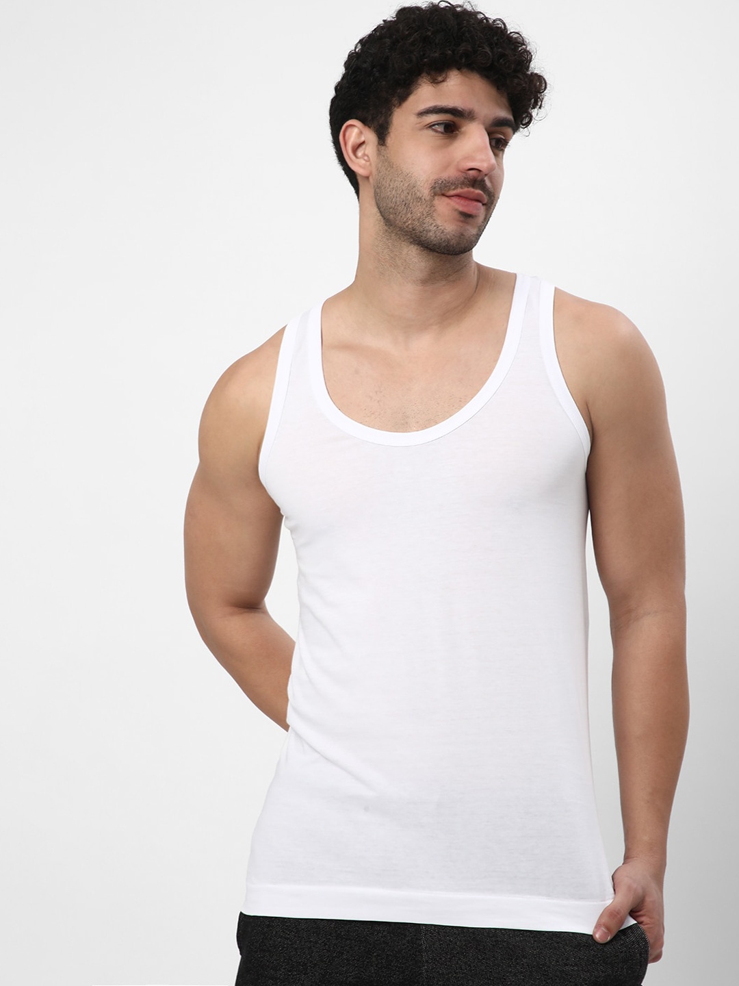 

R&B Cotton Innerwear Under Shirt Vests 8905380907005, White