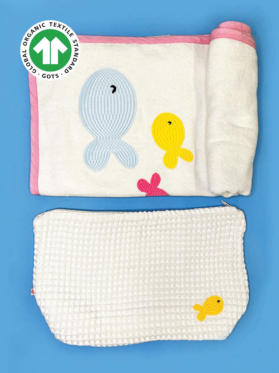 

GREENDIGO Infants White 450 GSM Pure Organic Cotton Bath Towel