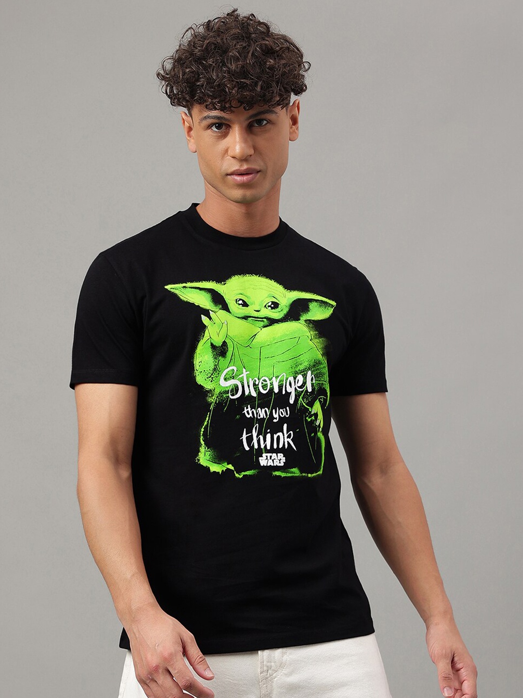 

Free Authority The Mandalorian Printed Pure Cotton T-Shirt, Black