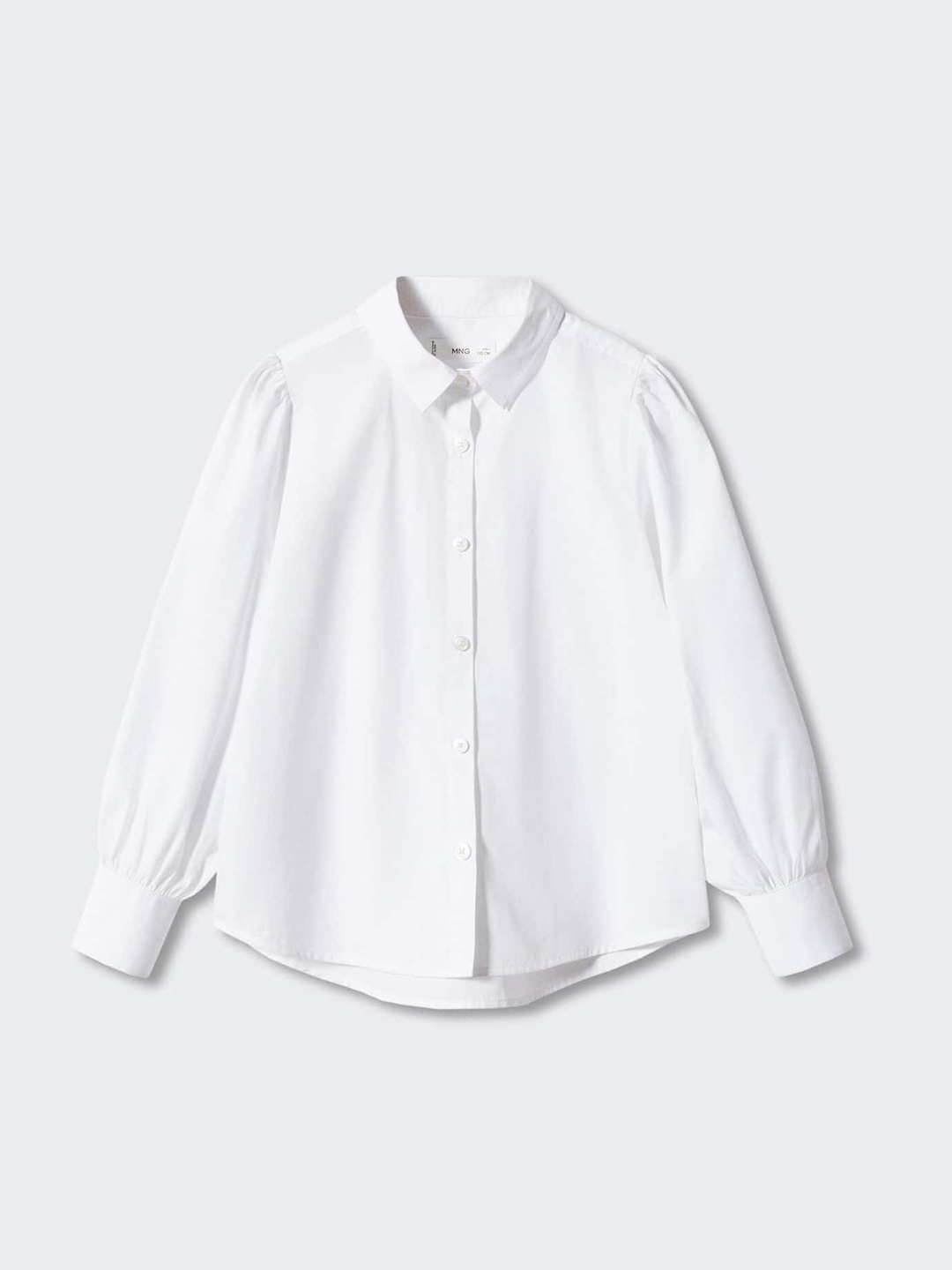 

Mango Kids Girls Pure Cotton Opaque Casual Shirt, White