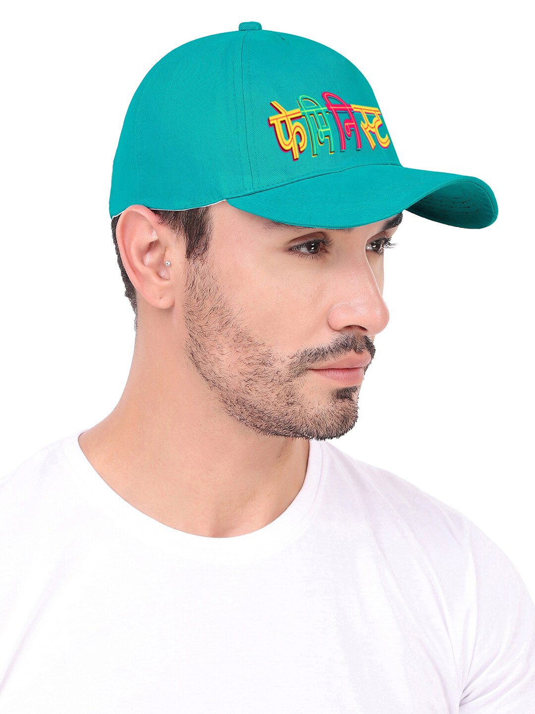 

Knotyy Unisex Printed Cotton Baseball Cap, Green