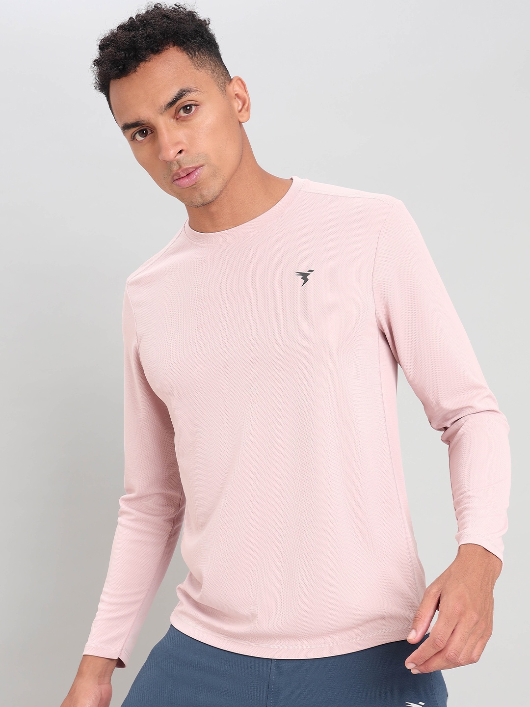 

Technosport Slim Fit Long Sleeves Antimicrobial T-shirt, Pink