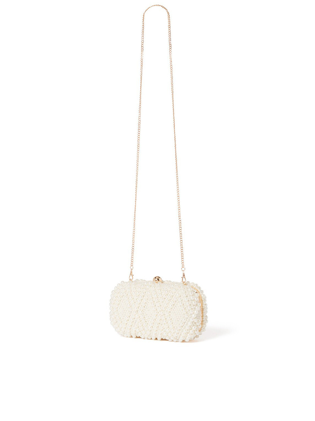 

Forever New Embellished Box Clutch, White
