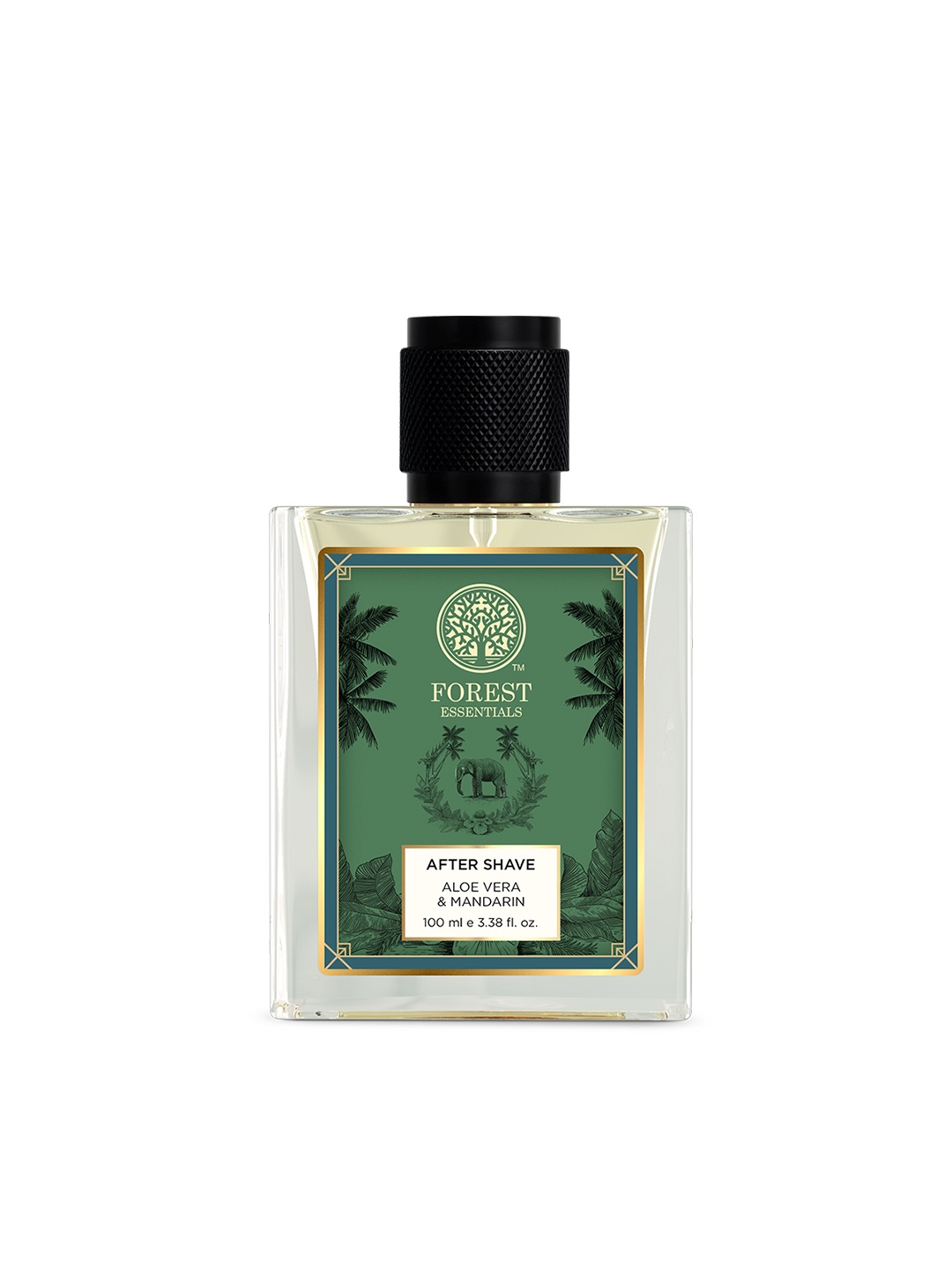 

Forest Essentials Aloe Vera & Mandarin After Shave Spray Splash - 100 ml, Green