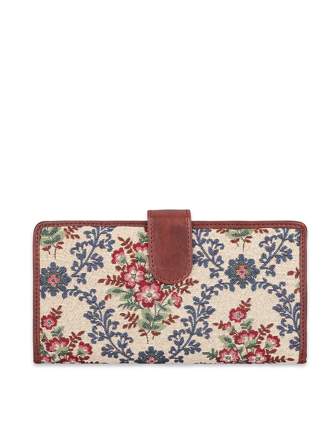

THE CLOWNFISH Voyage Unisex Floral Printed Passport Holder, Pink