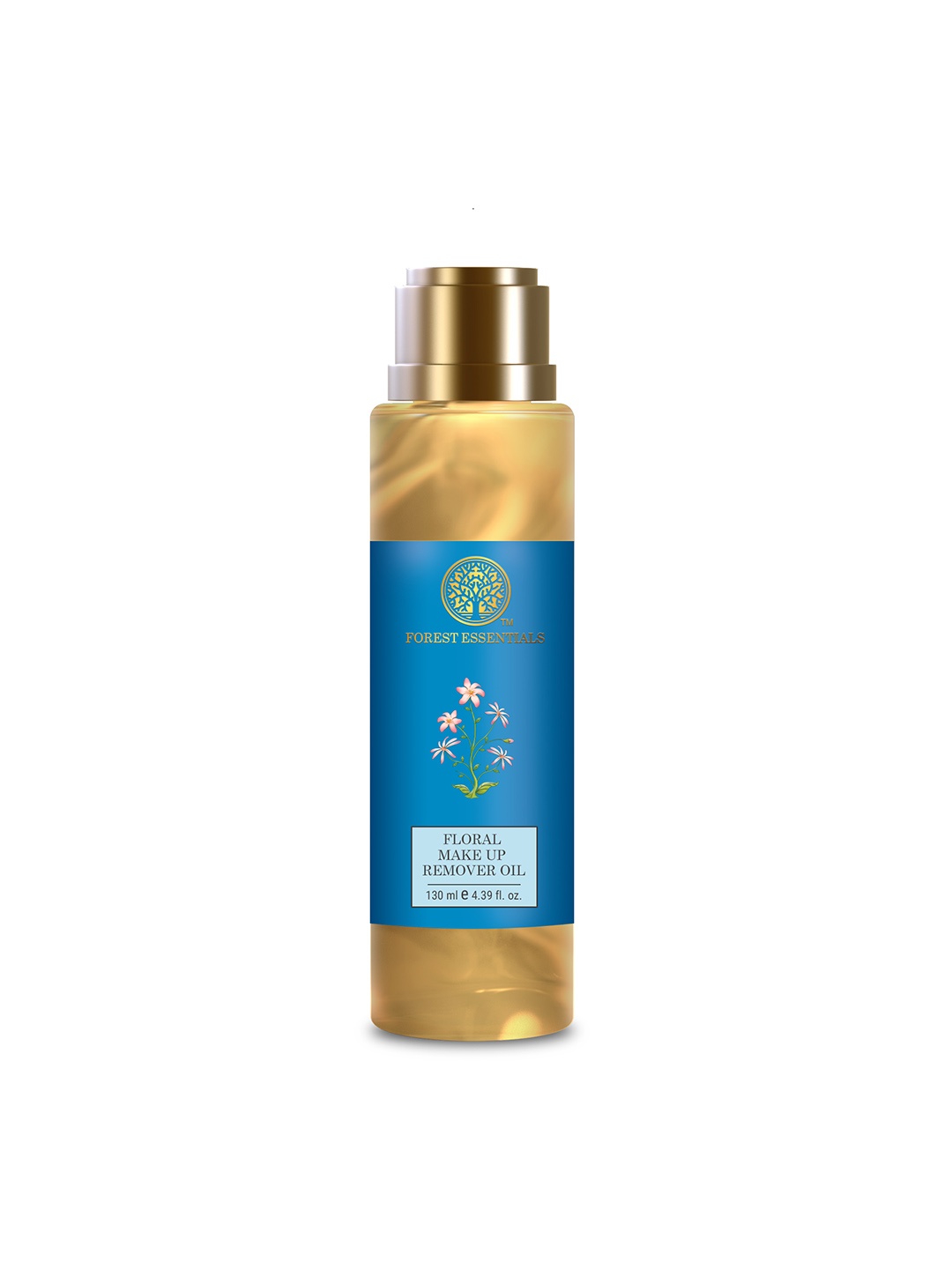 

Forest Essentials Floral Makeup Remover Oil with Natural Oils - 130 ml, Blue