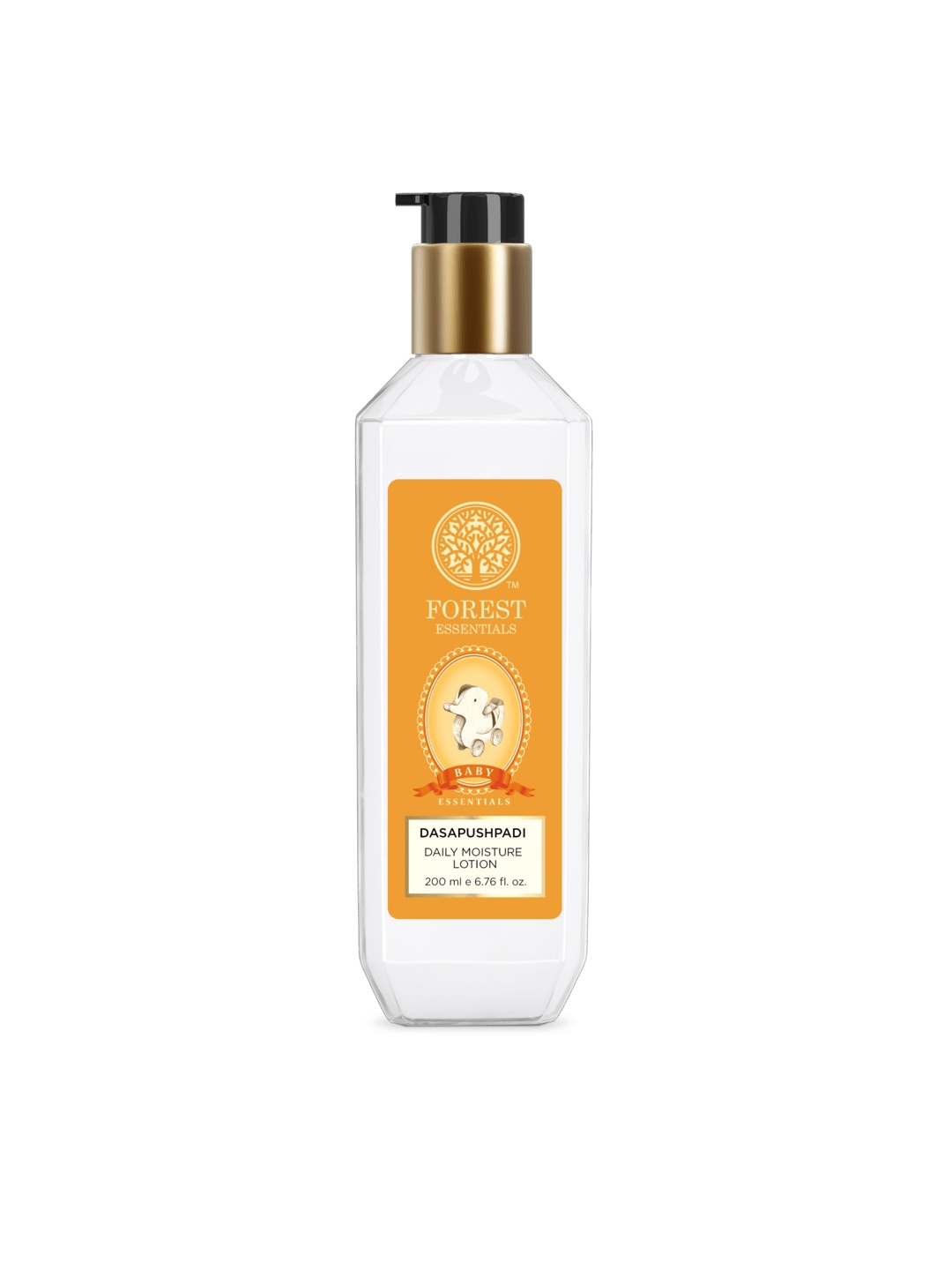 

Forest Essentials Dasapushpadi Daily Moisture Natural Lotion with Coconut & Sesame - 200ml, Orange