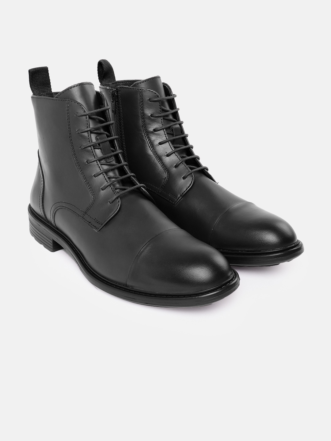 

Geox Men U Walk Pleasure Leather Ankle Boots, Black