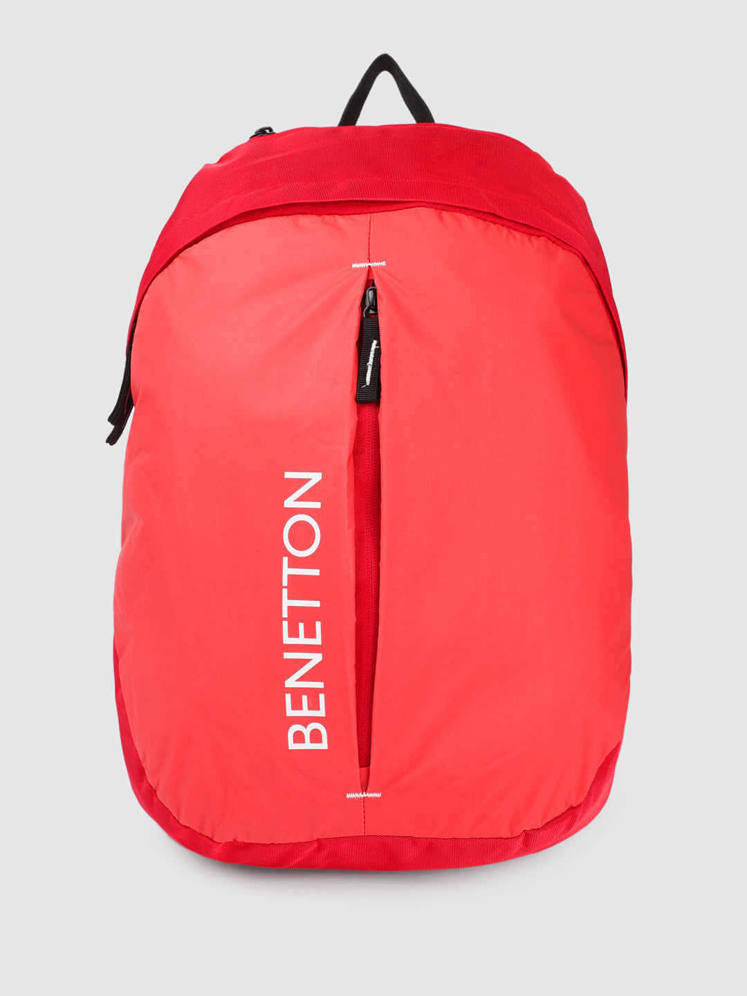 

United Colors of Benetton Unisex Brand Logo Printed Backpack, Red