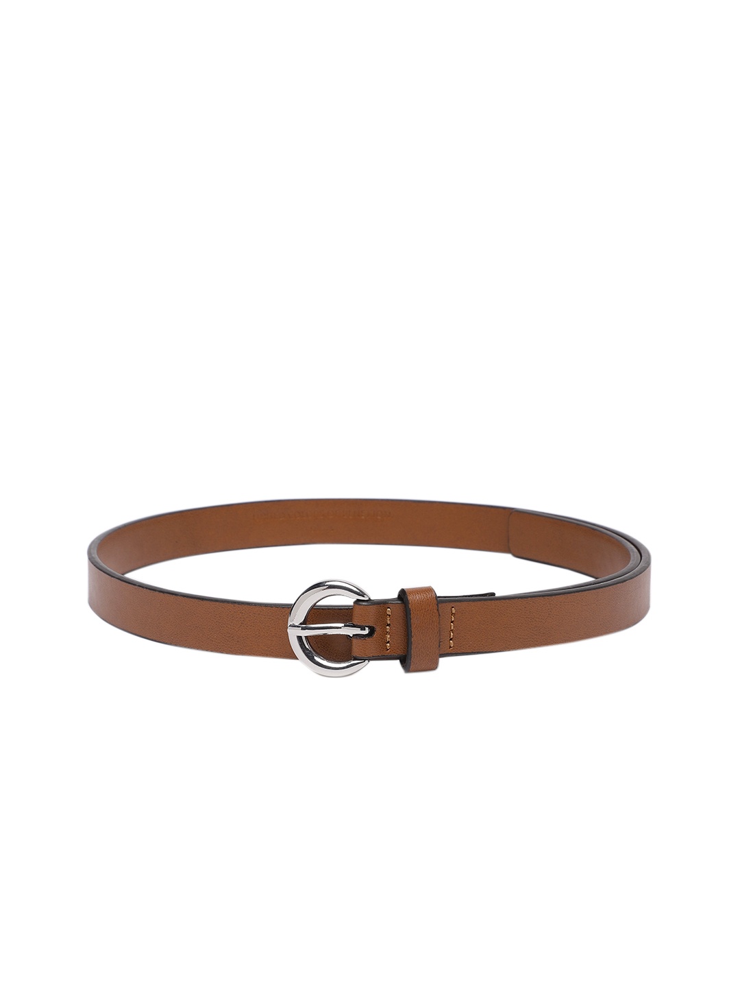 

United Colors of Benetton Women Solid Slim Belt, Tan