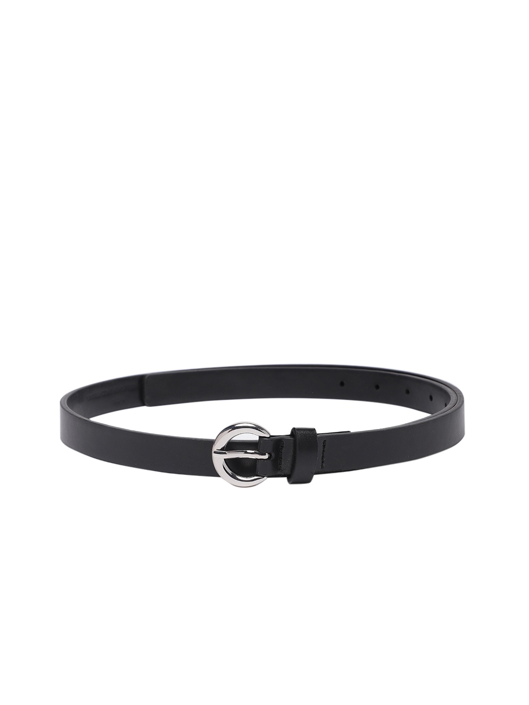 

United Colors of Benetton Women Solid Slim Belt, Black