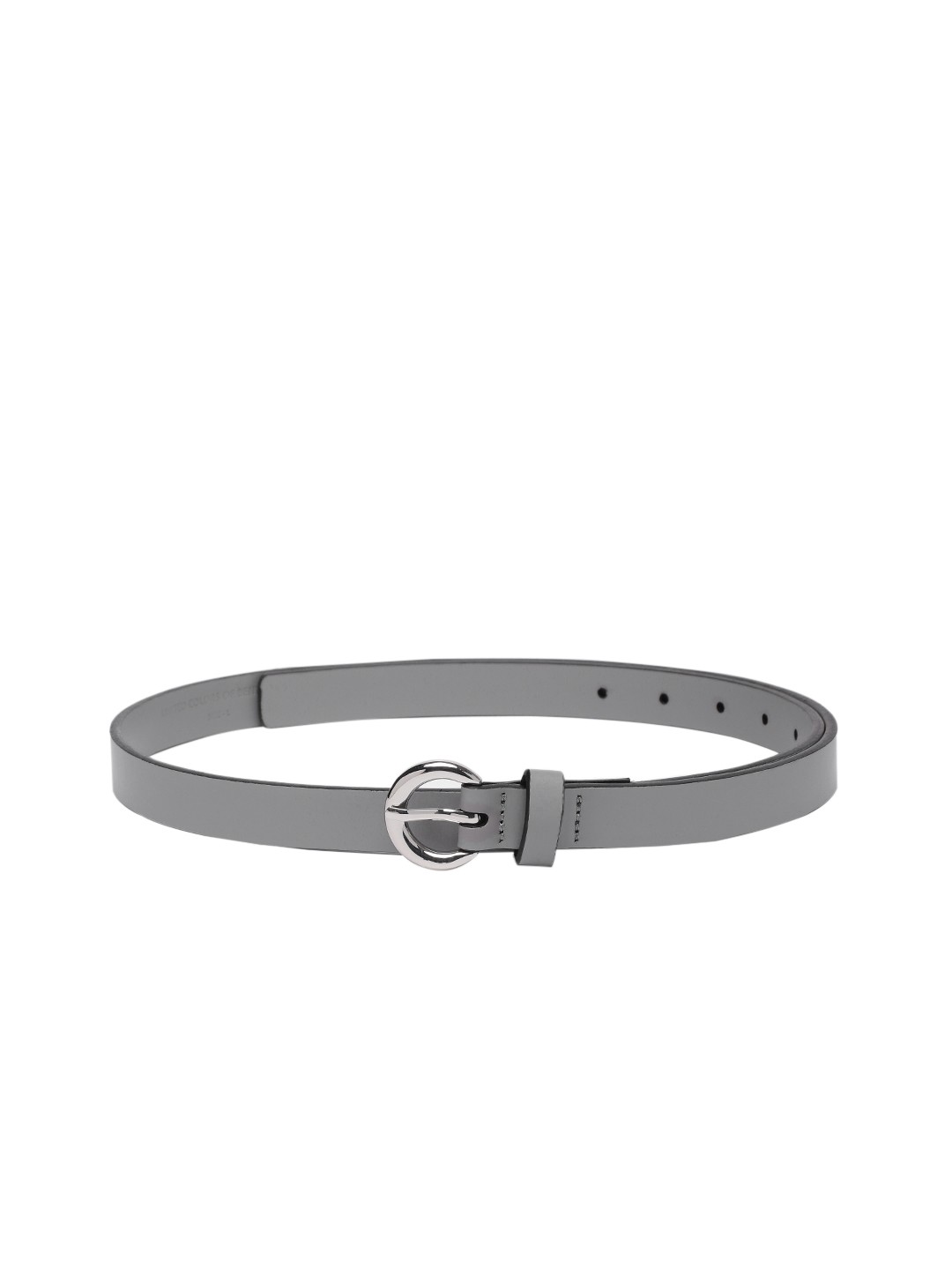 

United Colors of Benetton Women Solid Slim Belt, Grey