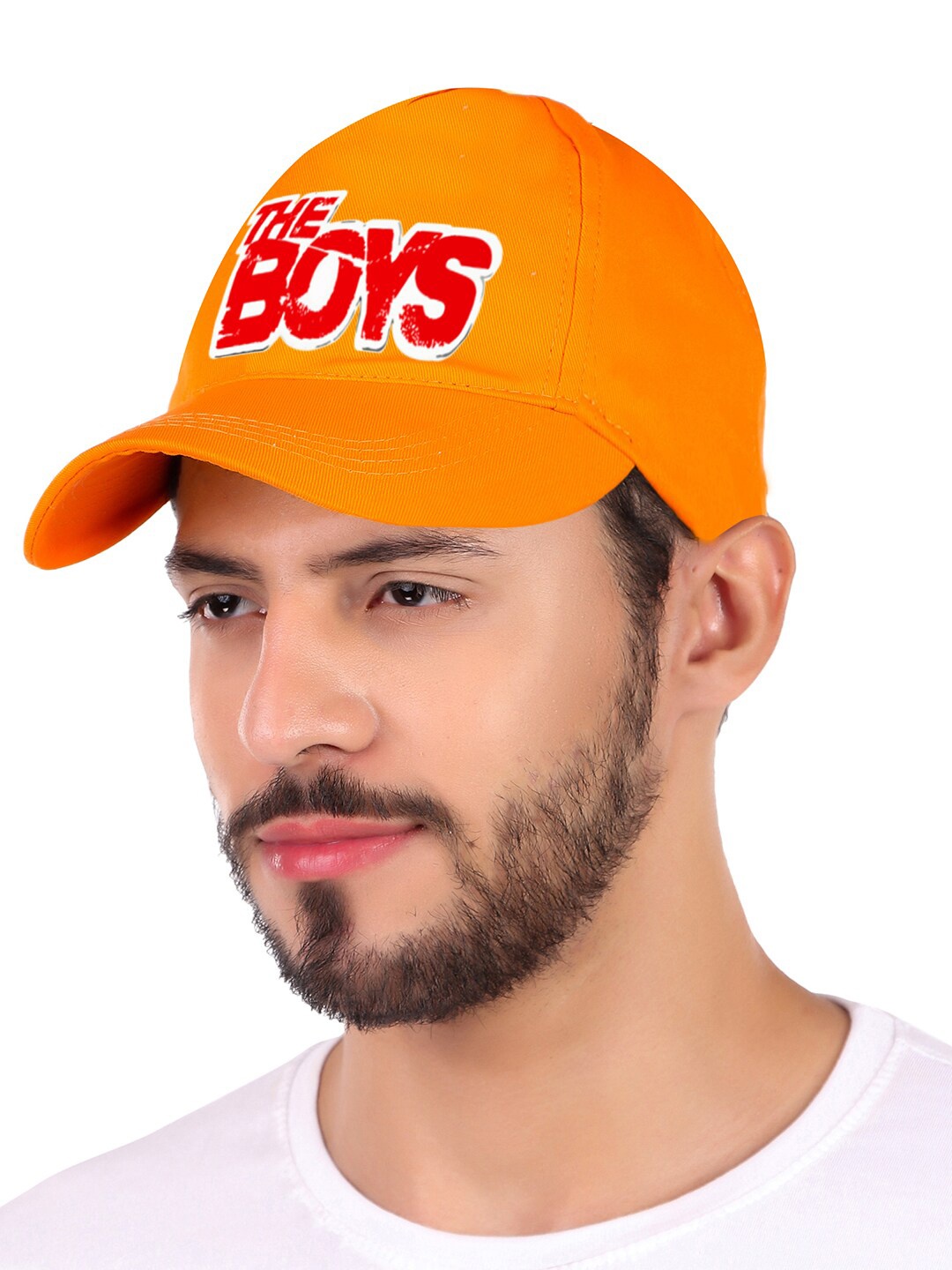 

Knotyy Unisex Printed Cotton Baseball Cap, Yellow