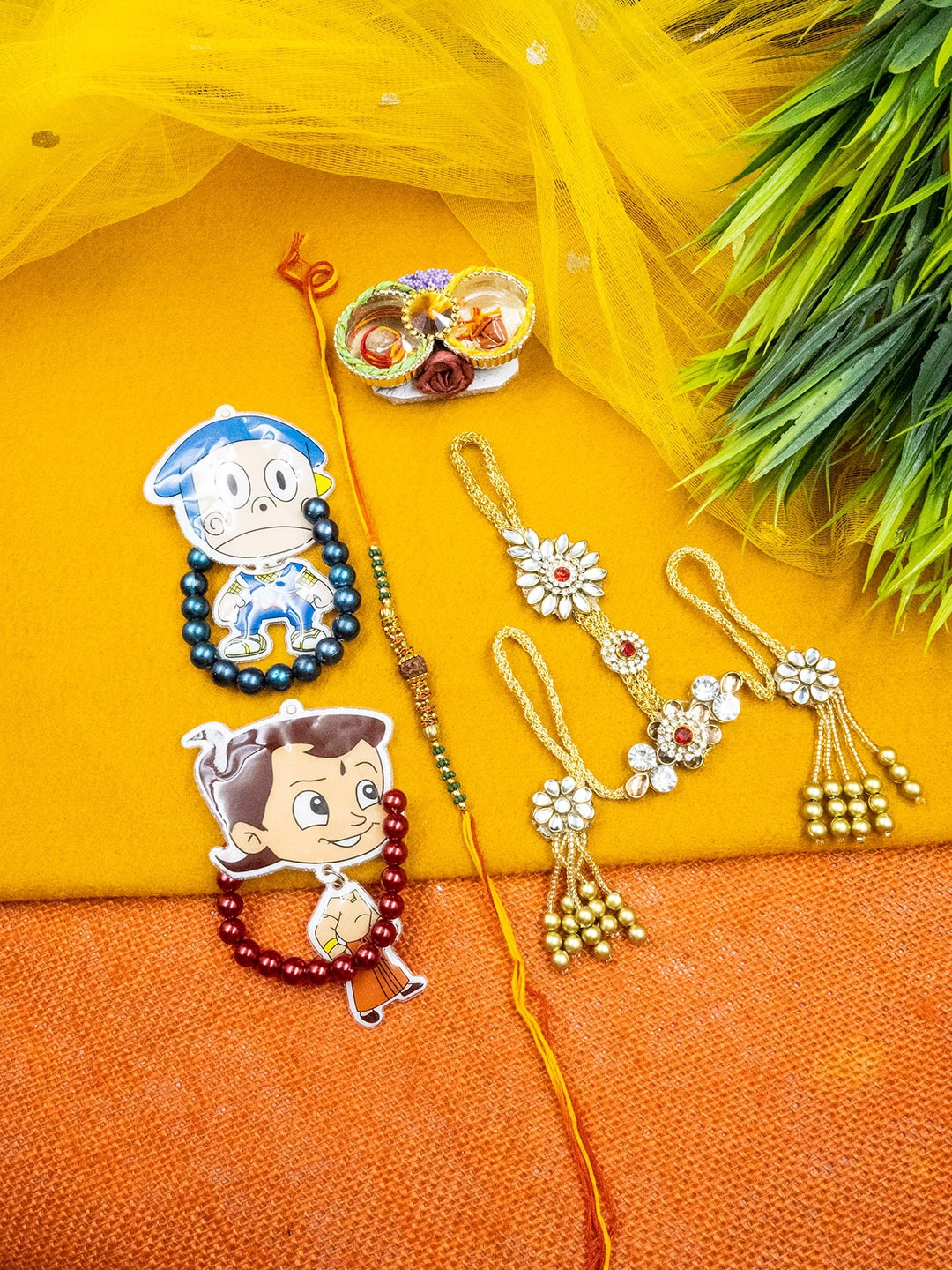 

StileAdda My Family Rakhi Gift Set, Multi