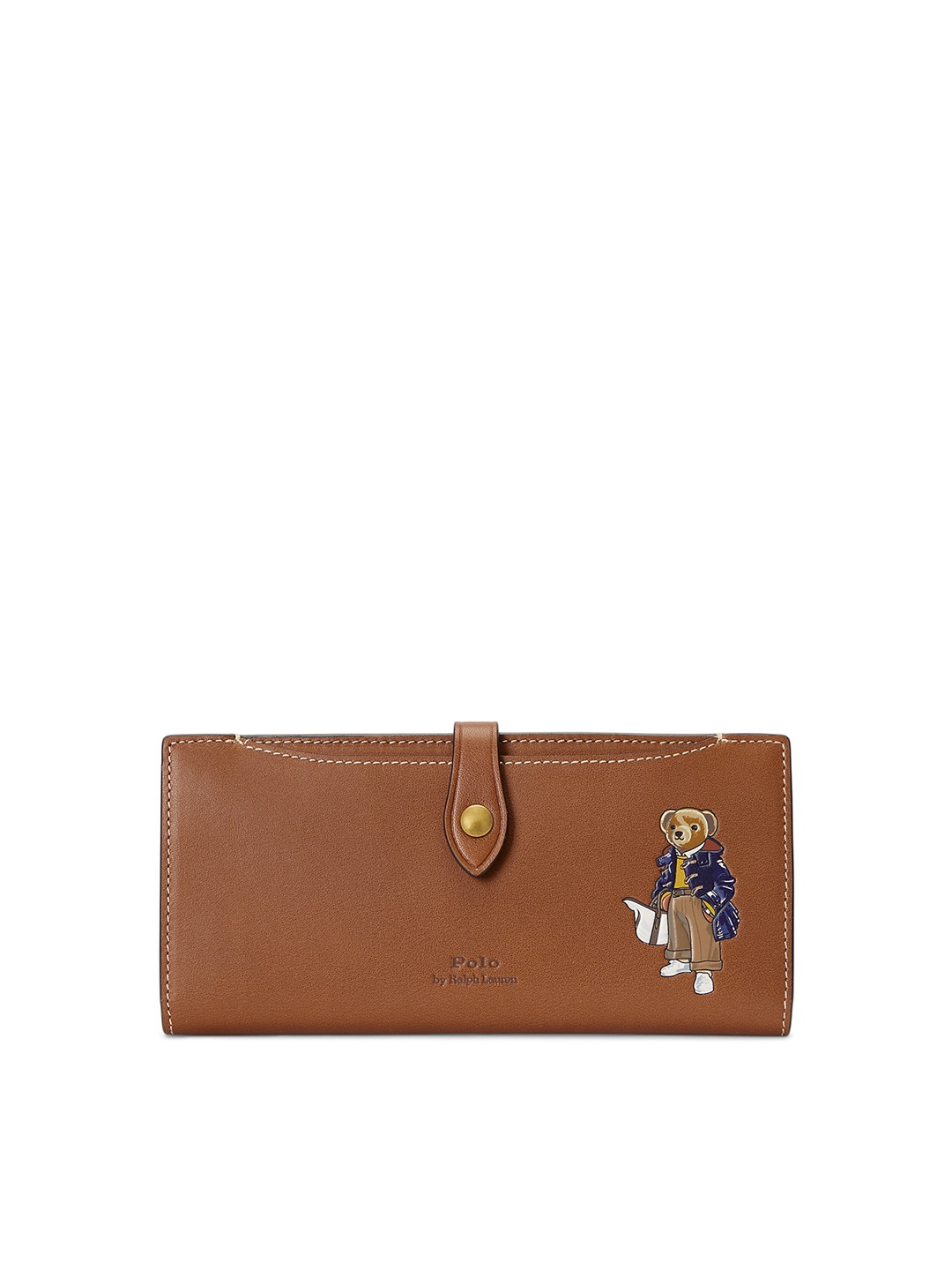 

Polo Ralph Lauren Leather Two Fold Wallet, Brown