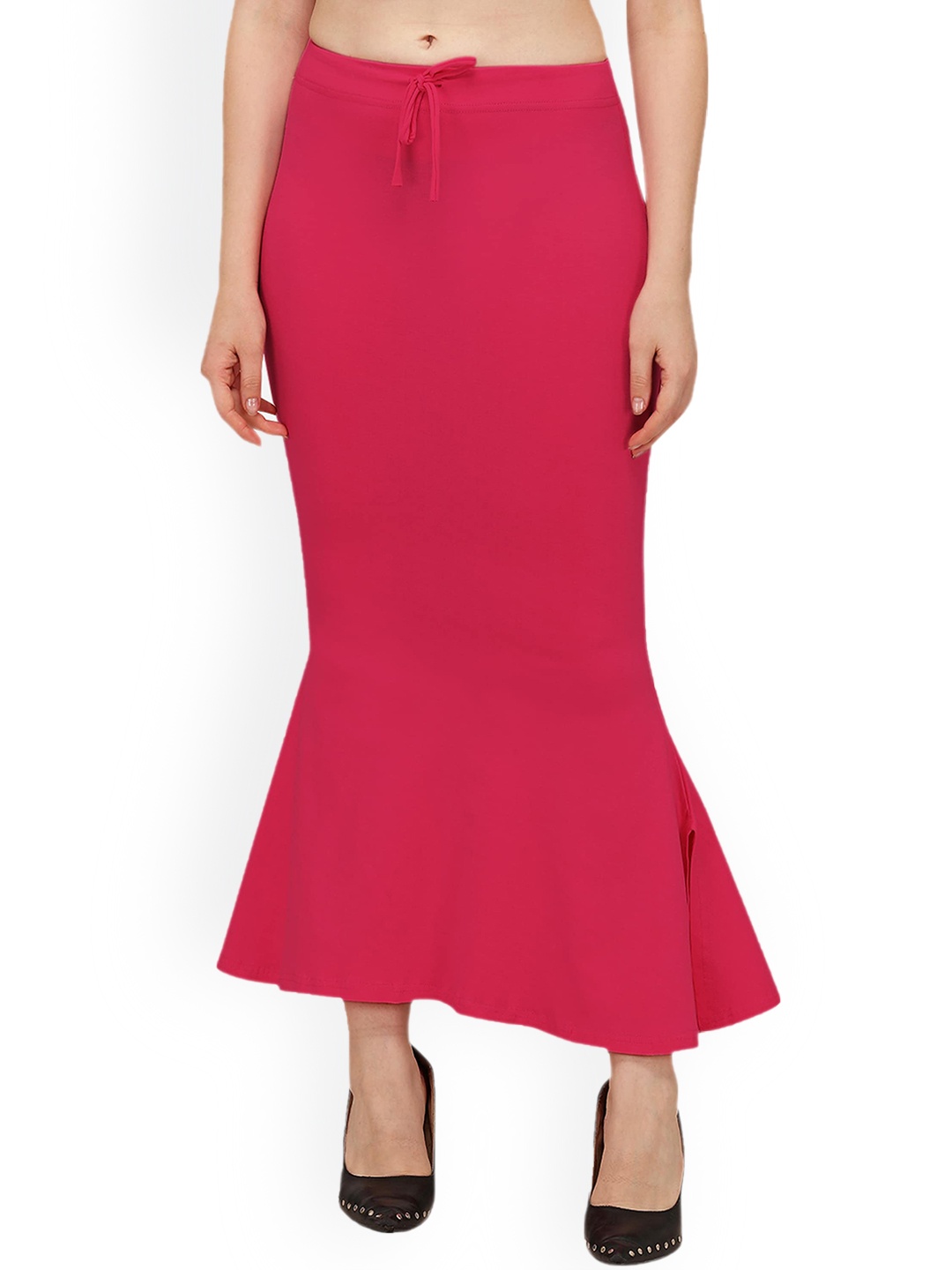

BLACK SCISSOR Mid-Rise Cotton Saree Shapewear, Pink