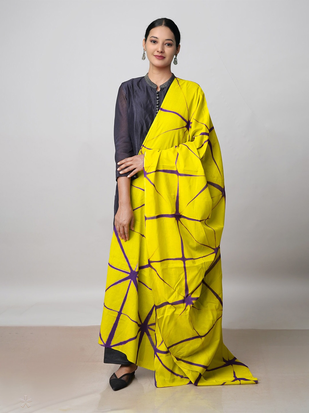 

Unnati Silks Printed Pure Cotton Dupatta, Green