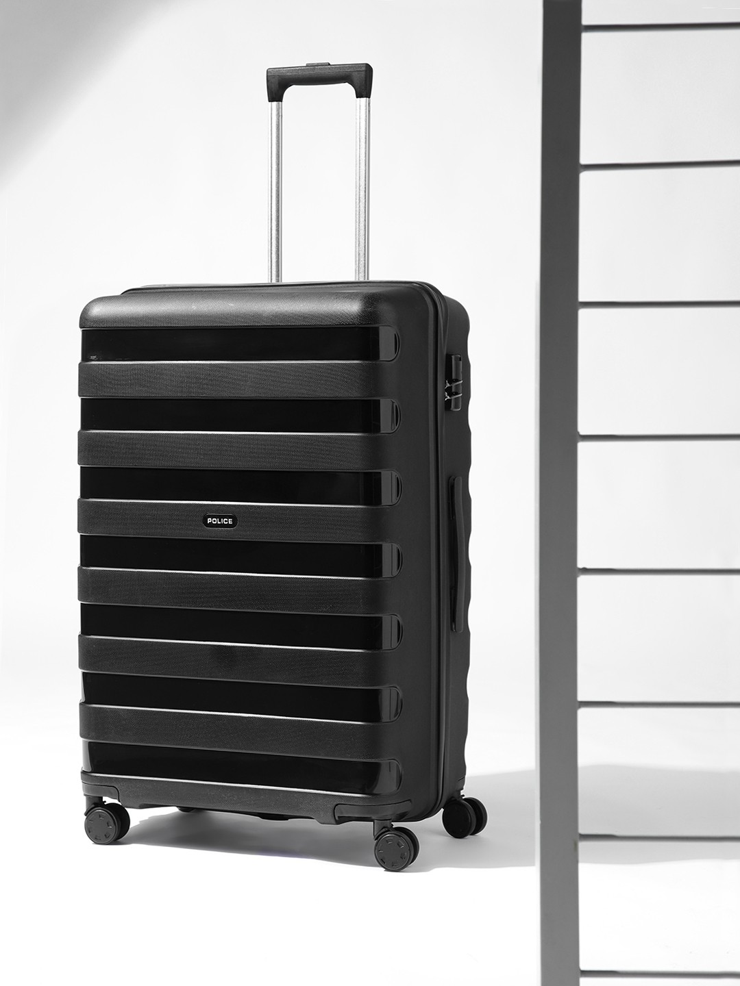 

Police Primax Large Trolley Suitcase, Black