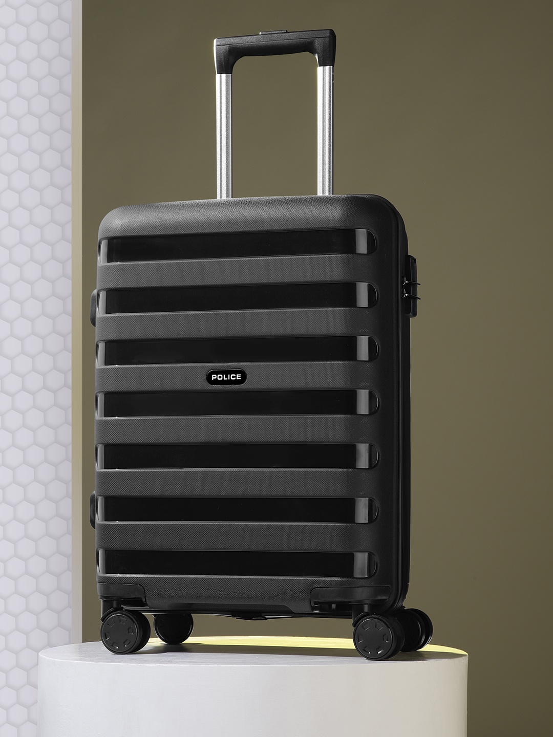 

Police Primax Cabin Trolley Suitcase, Black
