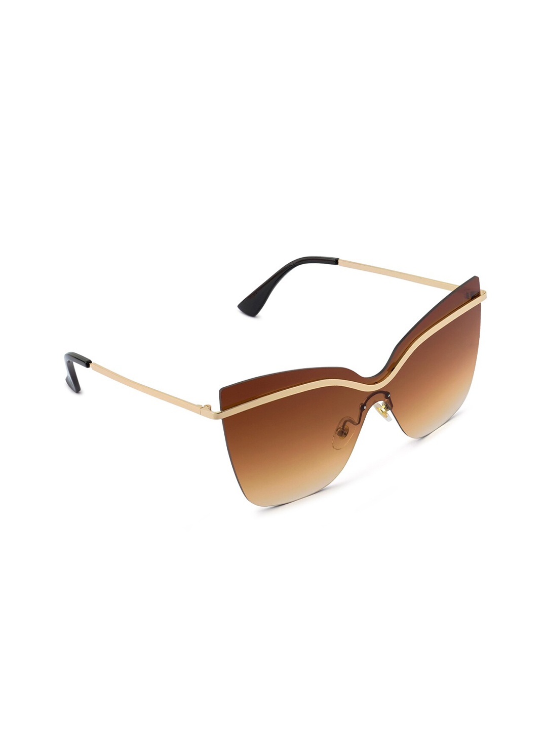 

London Rag Women Cateye Sunglasses With UV Protected Lens, Brown