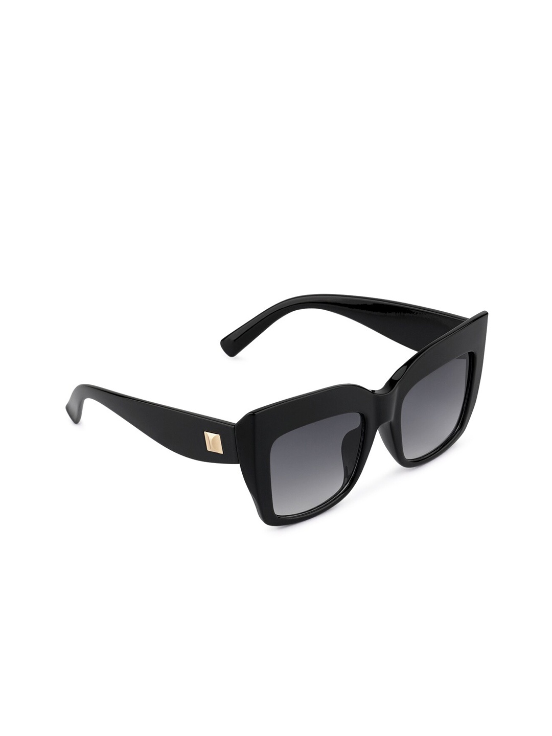 

London Rag Women Square Sunglasses With UV Protected Lens, Black
