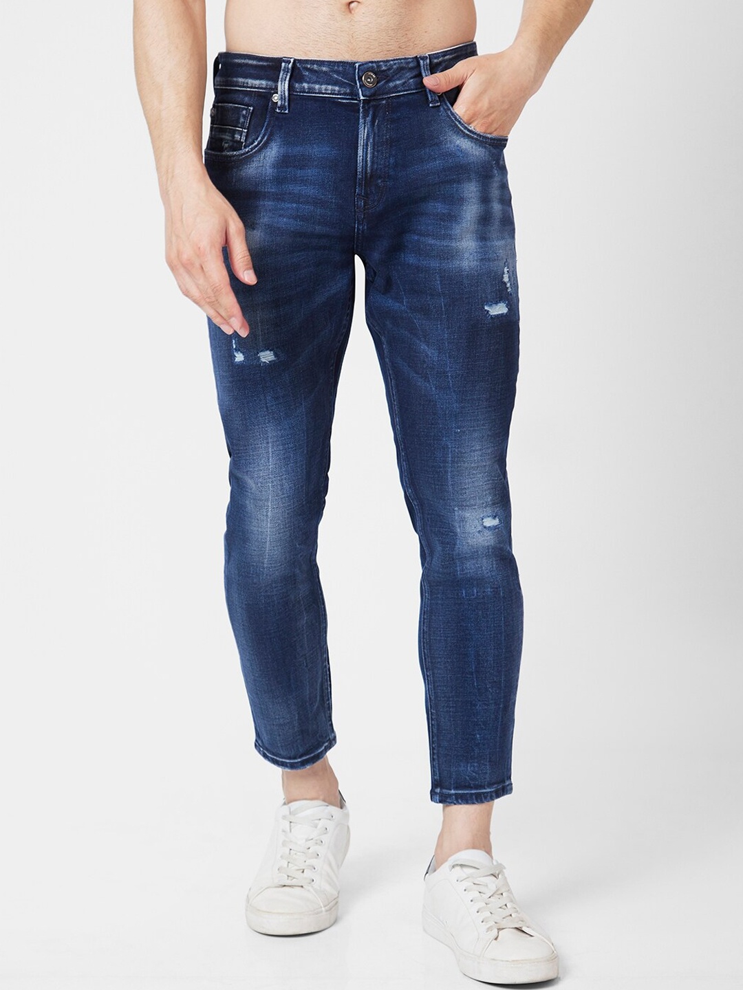 

SPYKAR Men Kano Skinny Fit Stretchable Jeans, Blue