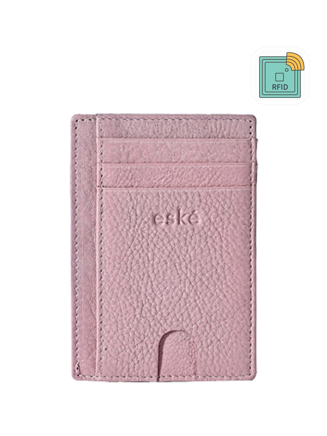 

Eske Men Leather Card Holder, Rose