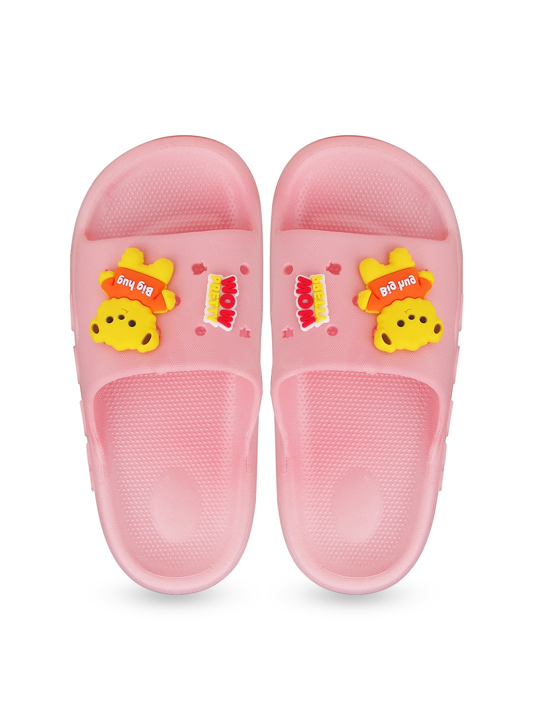 

CASSIEY Kids Rubber Sliders, Pink