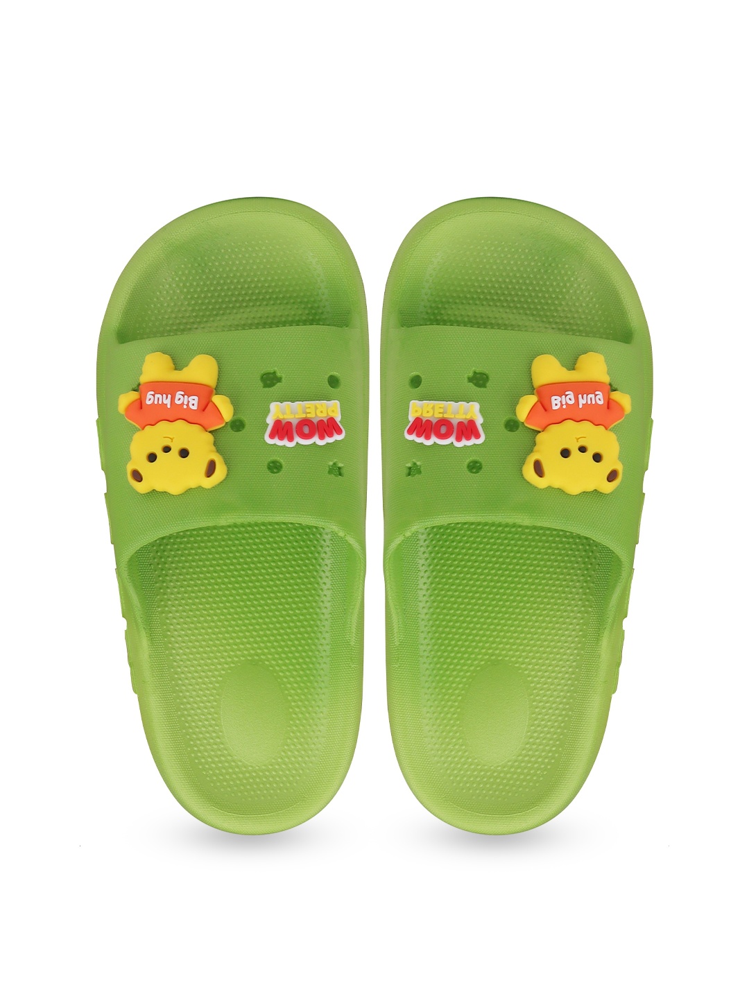 

CASSIEY Kids Rubber Sliders, Green