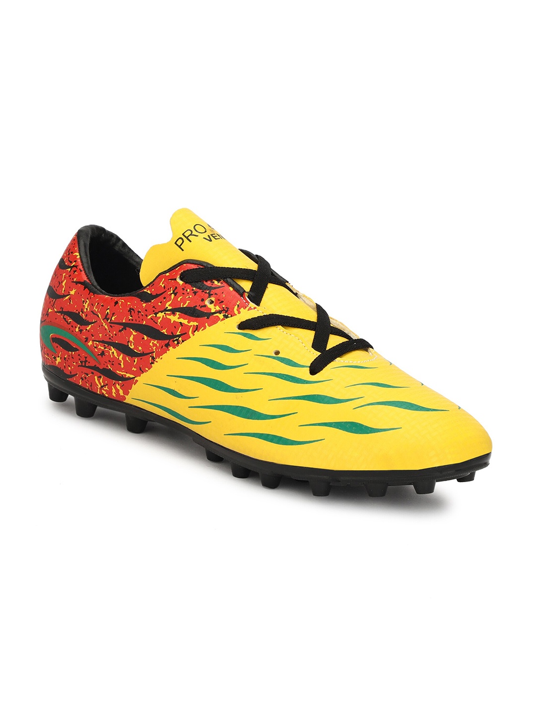 

PROASE Men Super Grip EVA Football Shoes, Yellow
