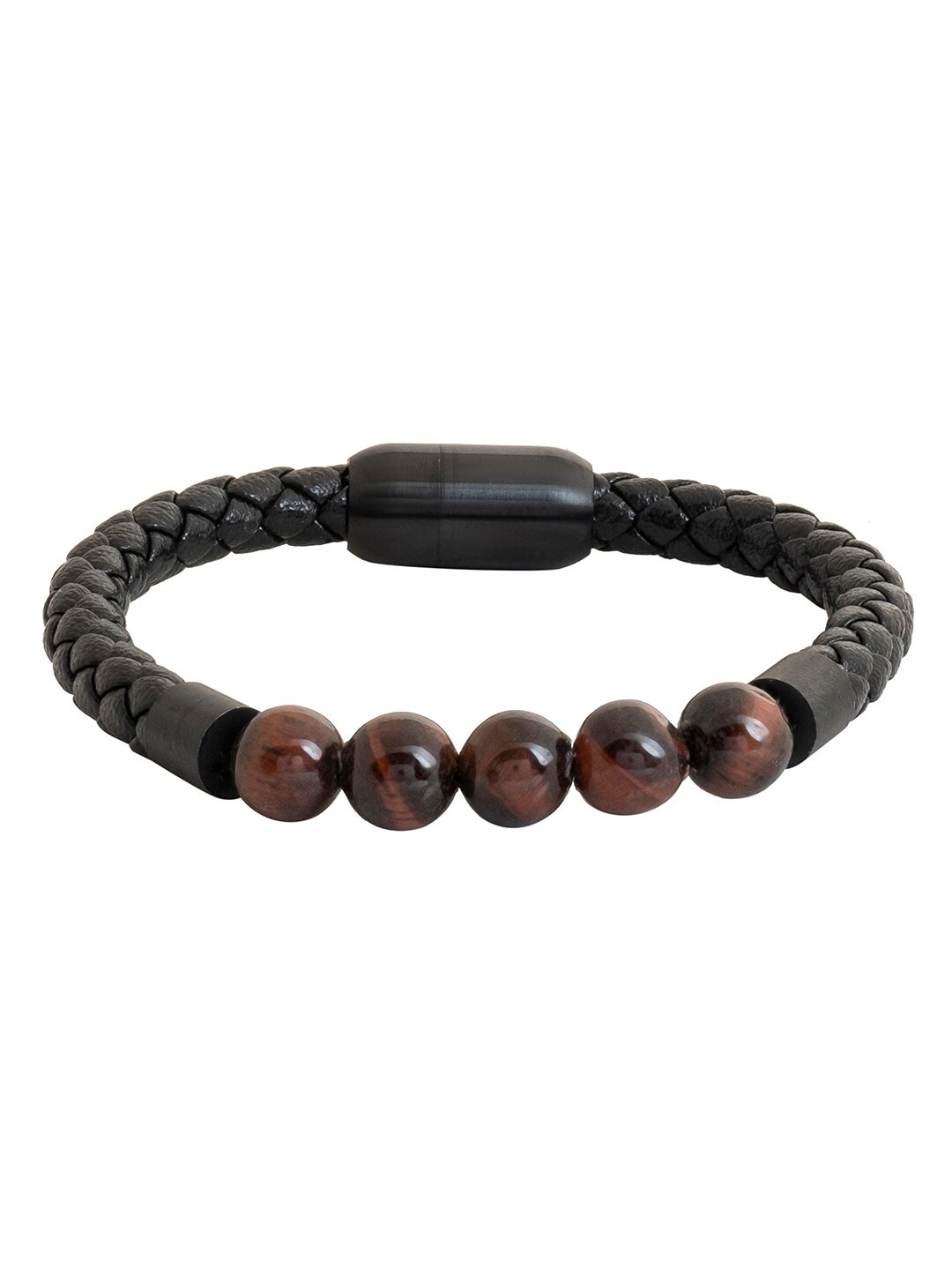 

bodha Men Brass Wraparound Bracelet, Brown