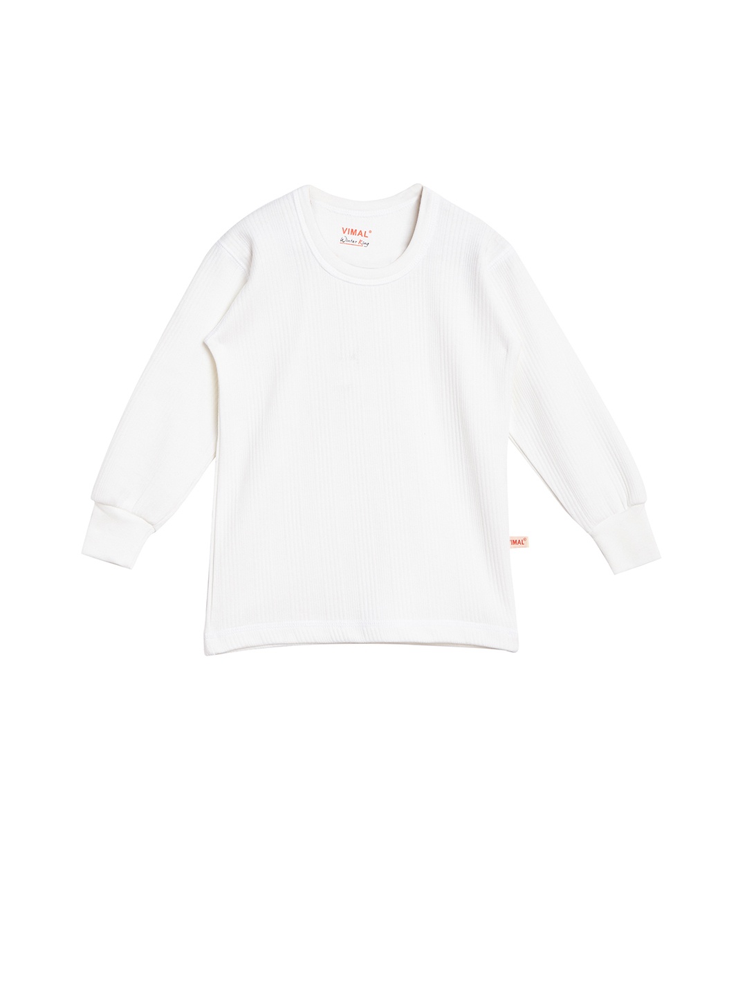 

VIMAL Girls White Thermal Top