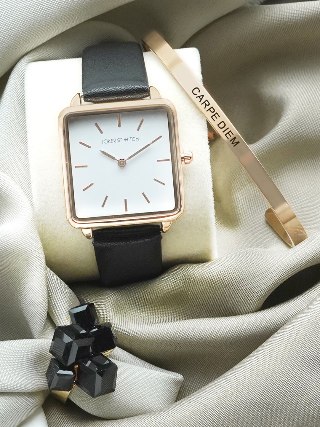 

JOKER & WITCH Women Watch Gift Set, White