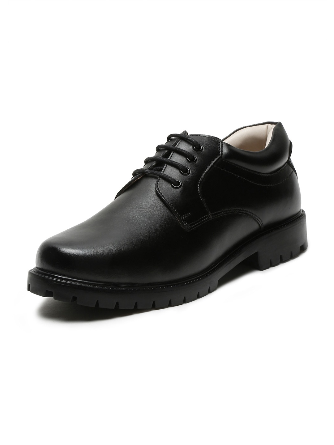 

LOUIS STITCH Men Leather Formal Derbys, Black