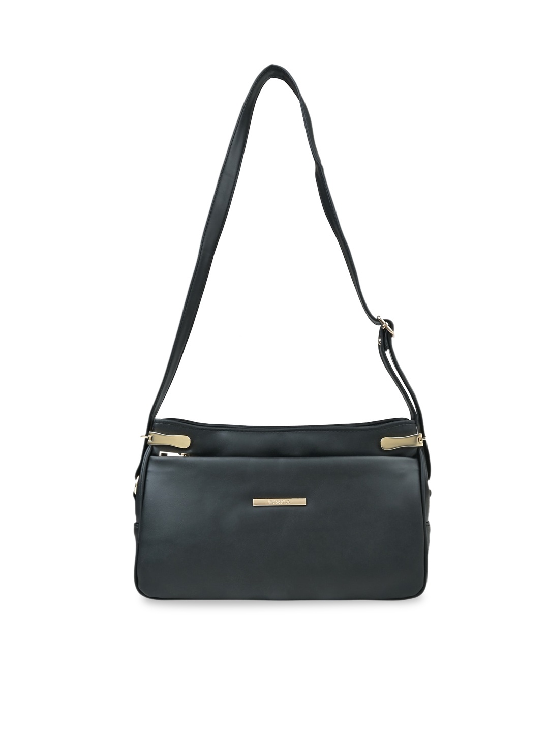 

Rocia PU Structured Sling Bag, Black