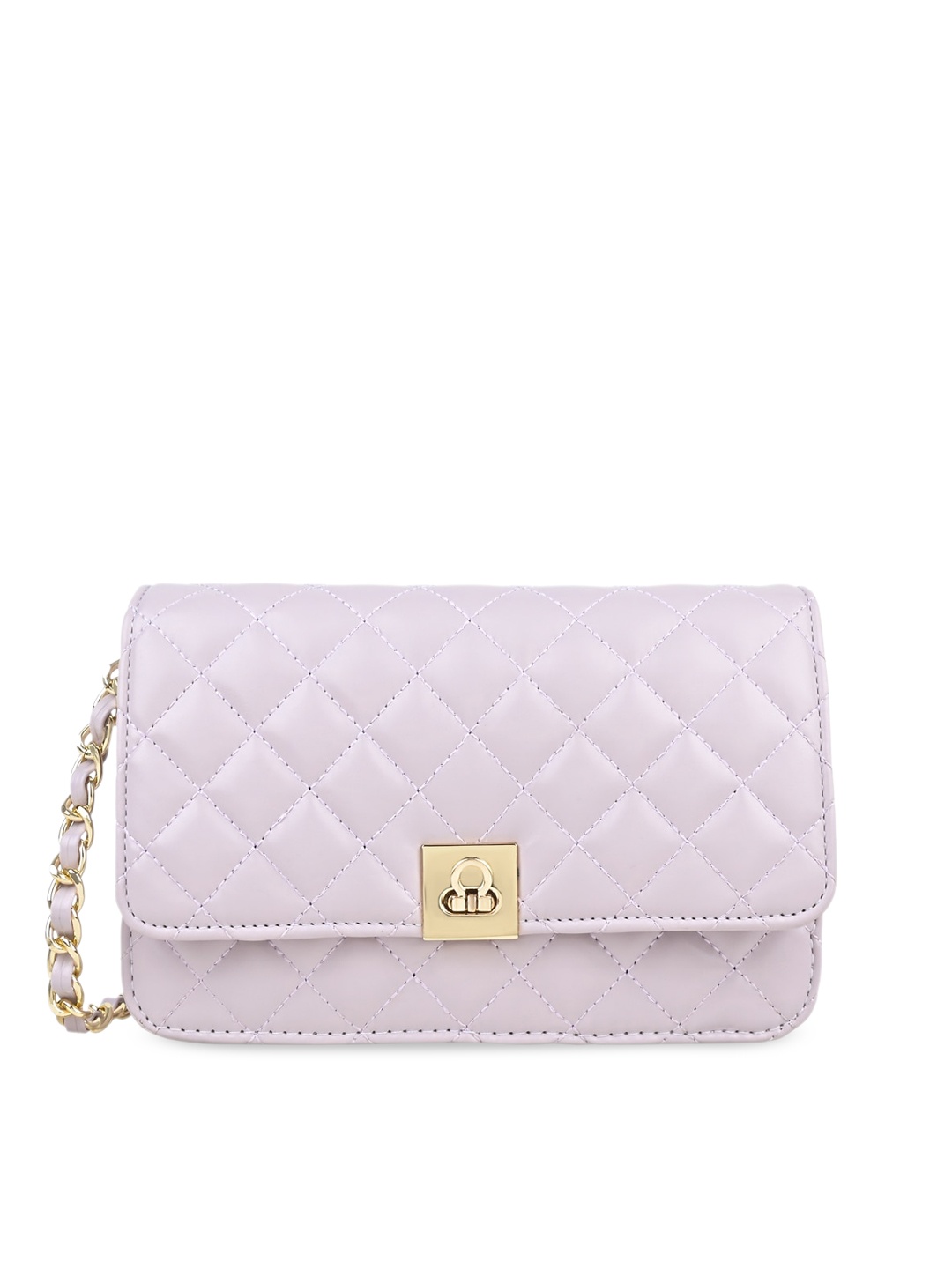 

Rocia Structured Sling Bag With Quilted, Lavender