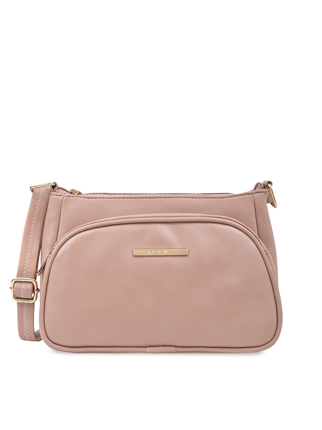 

Rocia Structured Sling Bag, Peach