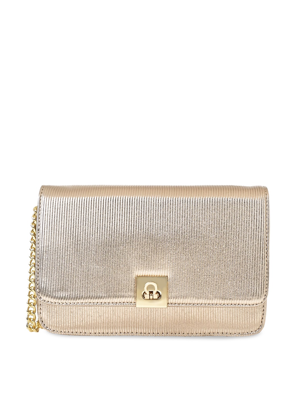 

Rocia Embellished Structured Sling Bag, Rose gold