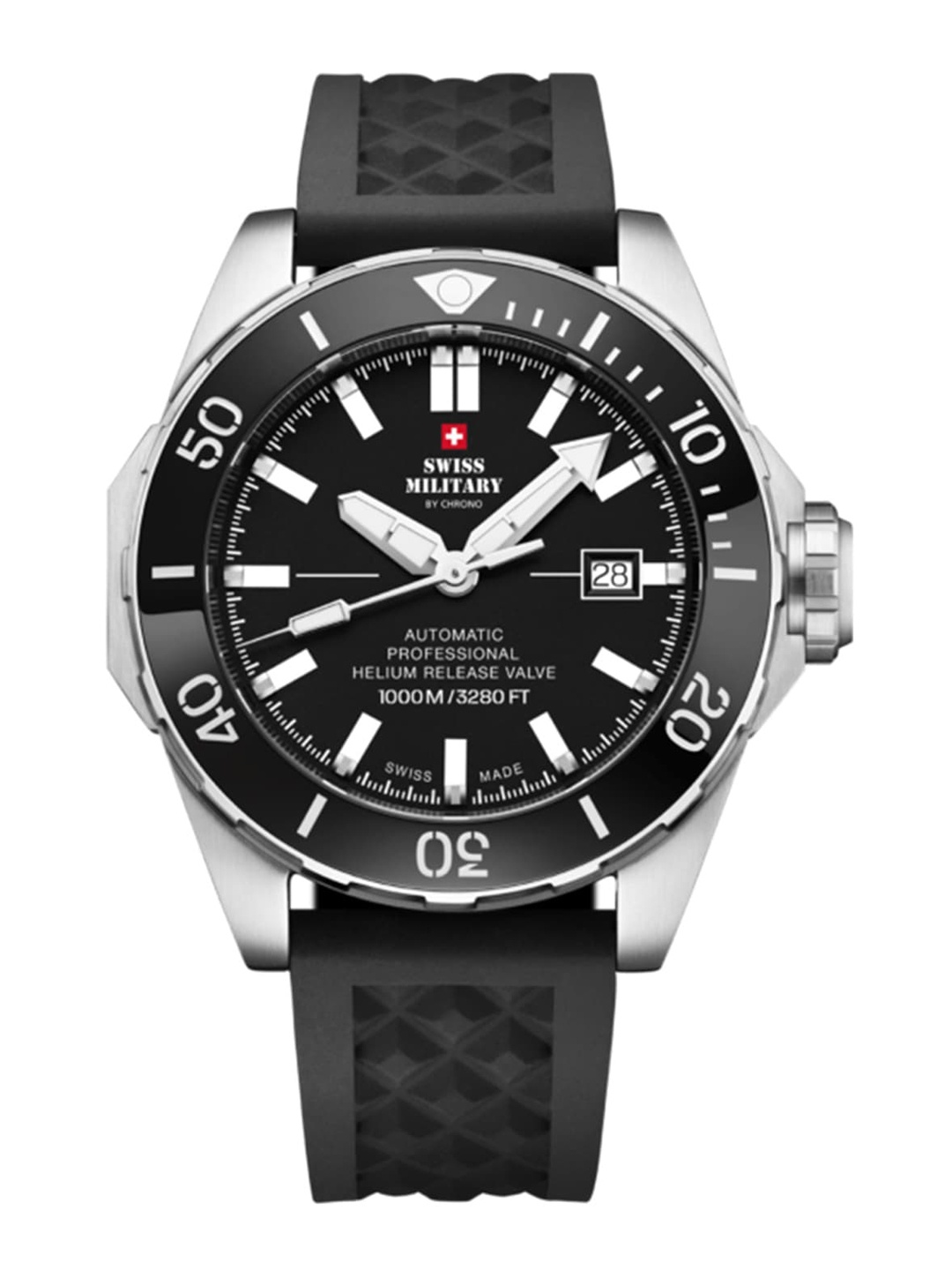 

Swiss Military by Chrono Unisex Analogue Watch SMA34092.04, Black