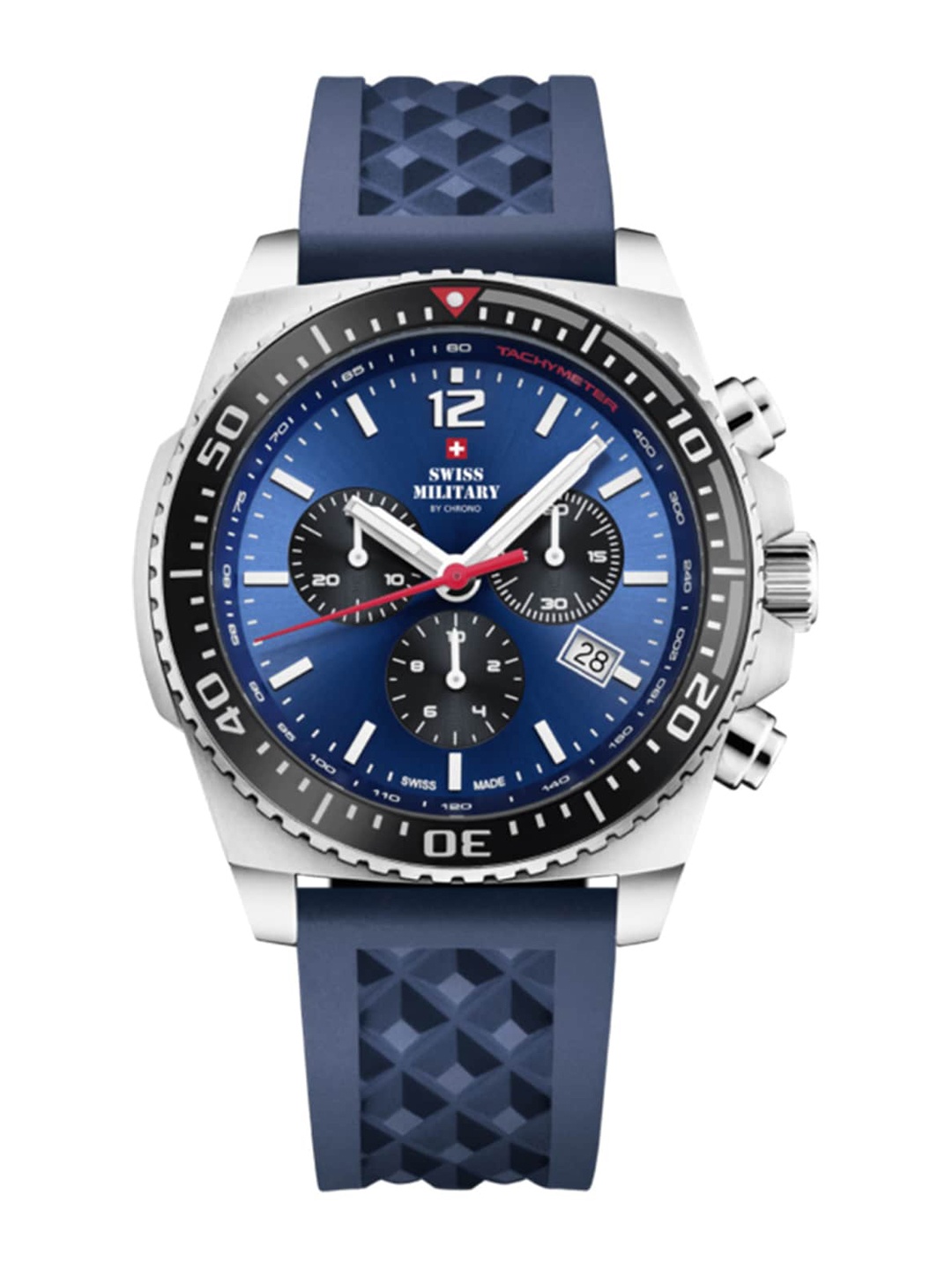 

Swiss Military by Chrono Men Blue Dial Swiss Made Watch - SM34093.06
