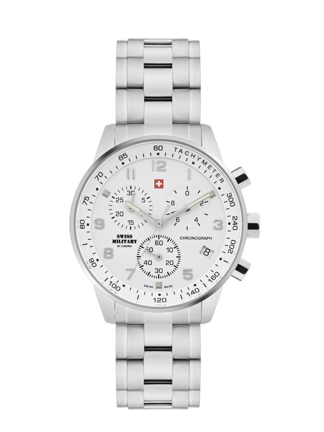 

Swiss Military by Chrono Men Analogue Watch SM34012.02, White