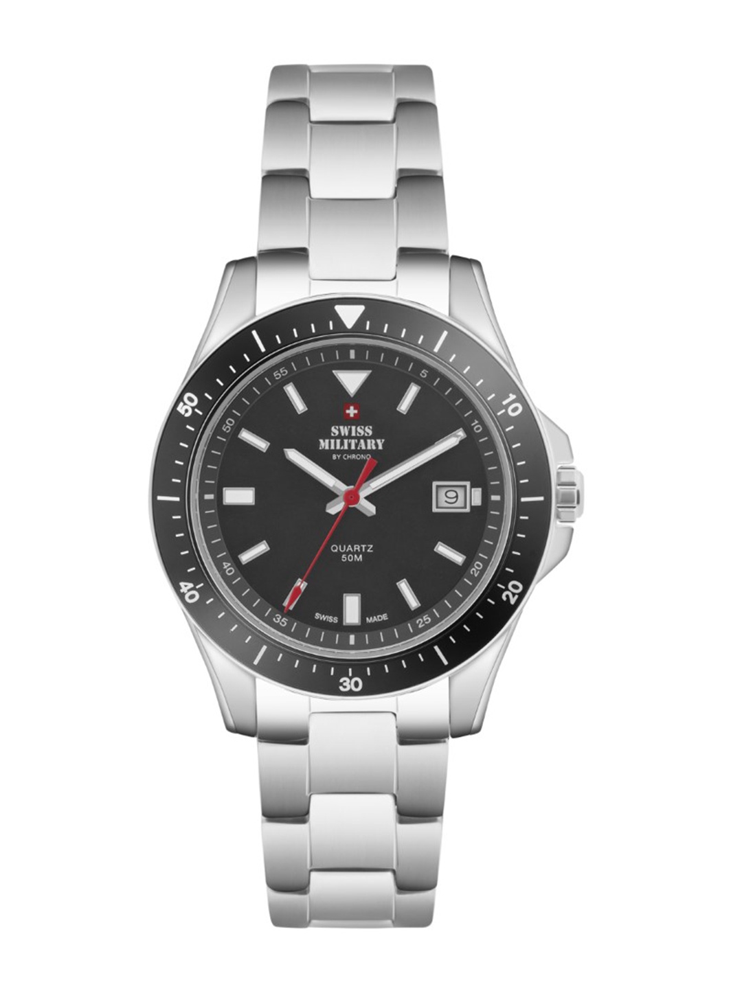 

Swiss Military by Chrono black Dial Swiss Made Watch for Men - SM34082.01