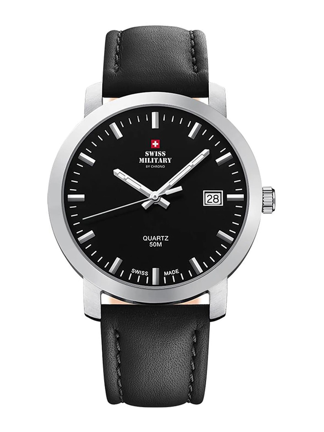 

Swiss Military by Chrono Men Black Dial Swiss Made Watch - SM34083.04