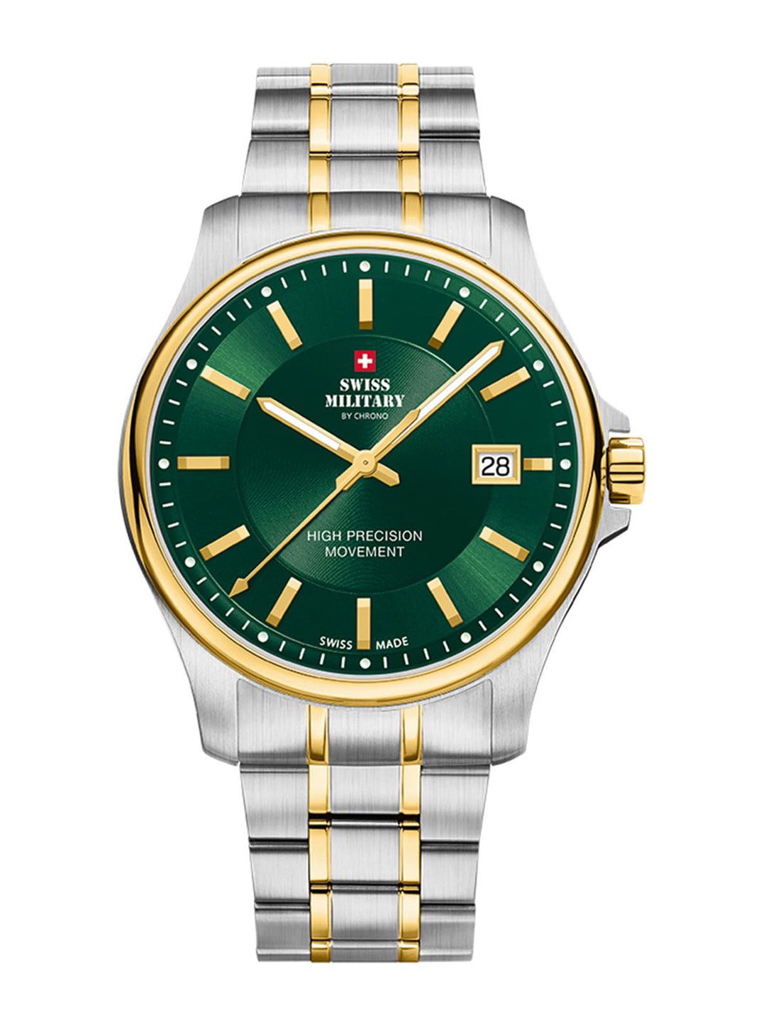 

Swiss Military by Chrono Men green Dial Swiss Made Watch - SM30200.32