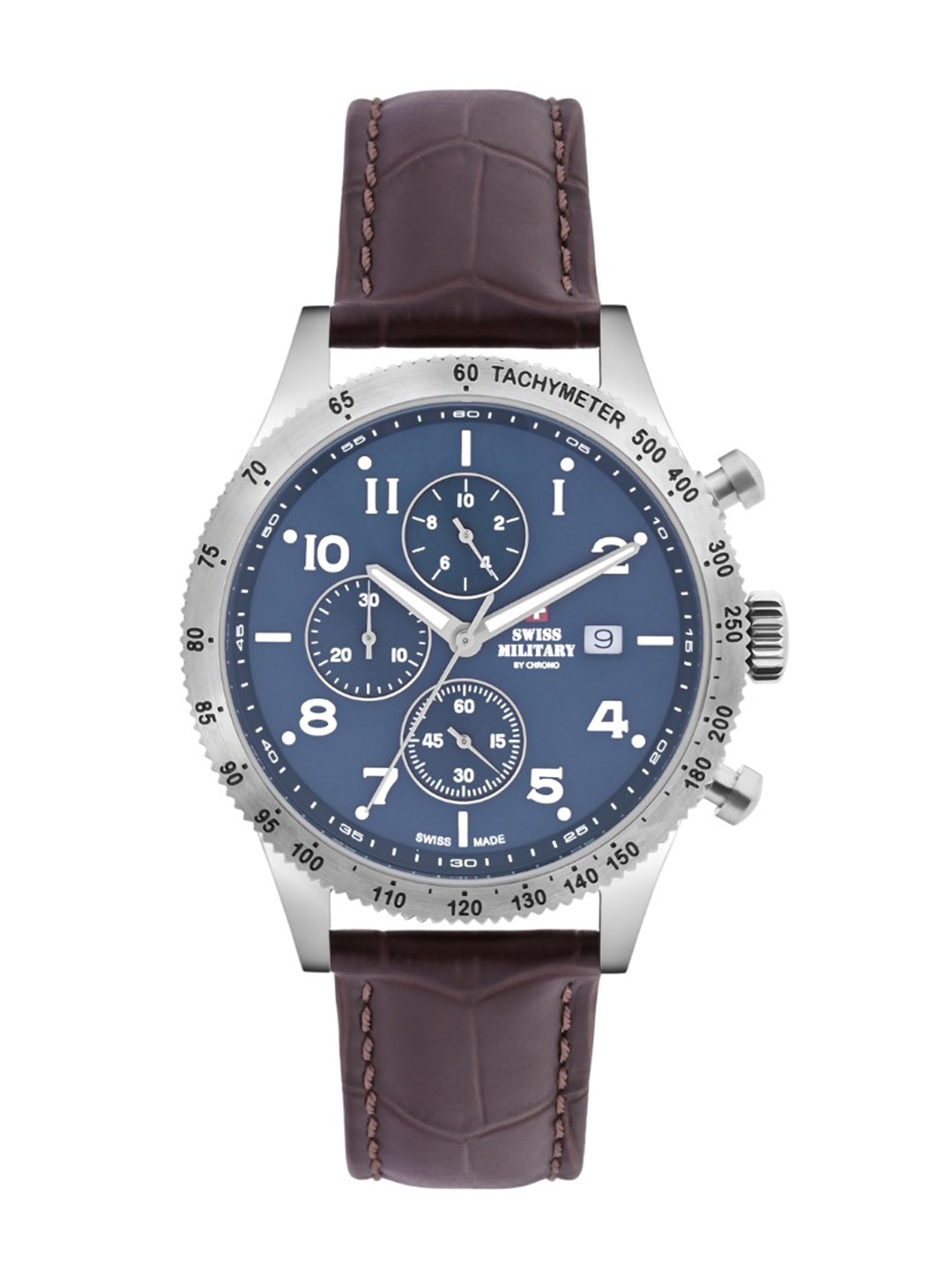 

Swiss Military by Chrono Men Blue Dial Swiss Made Watch - Sm34084.06