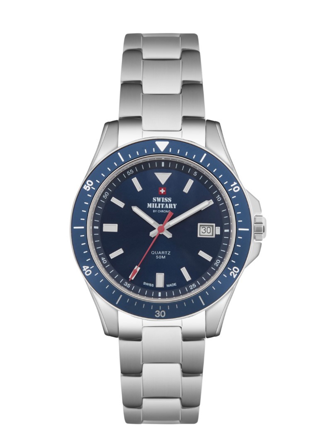 

Swiss Military by Chrono blue Dial Swiss Made Watch for Men - SM34082.02