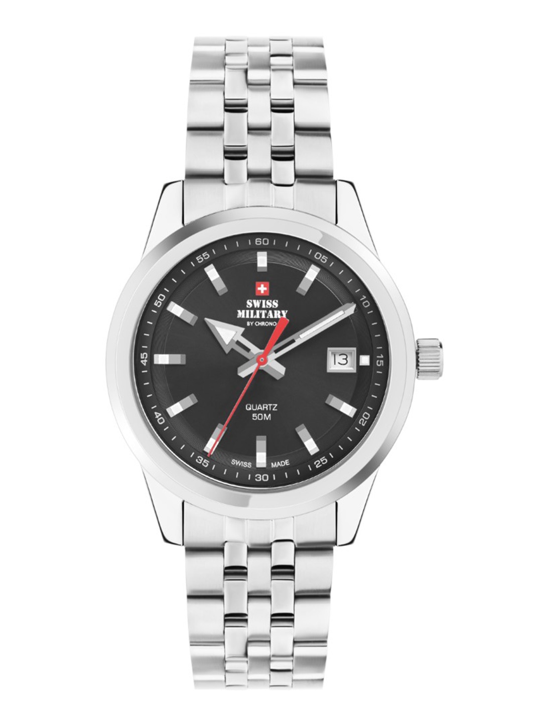 

Swiss Military by Chrono Men Black Dial Swiss Made Watch- SM34094.01