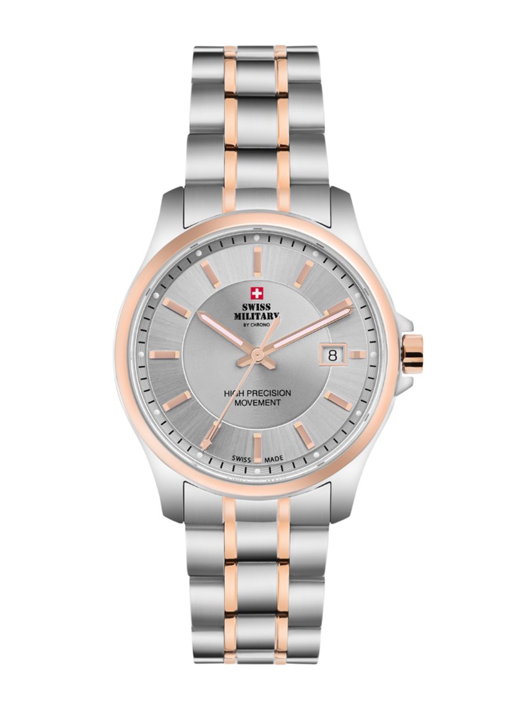 

Swiss Military by Chrono silver Dial Swiss Made Watch for Men - SM30200.07