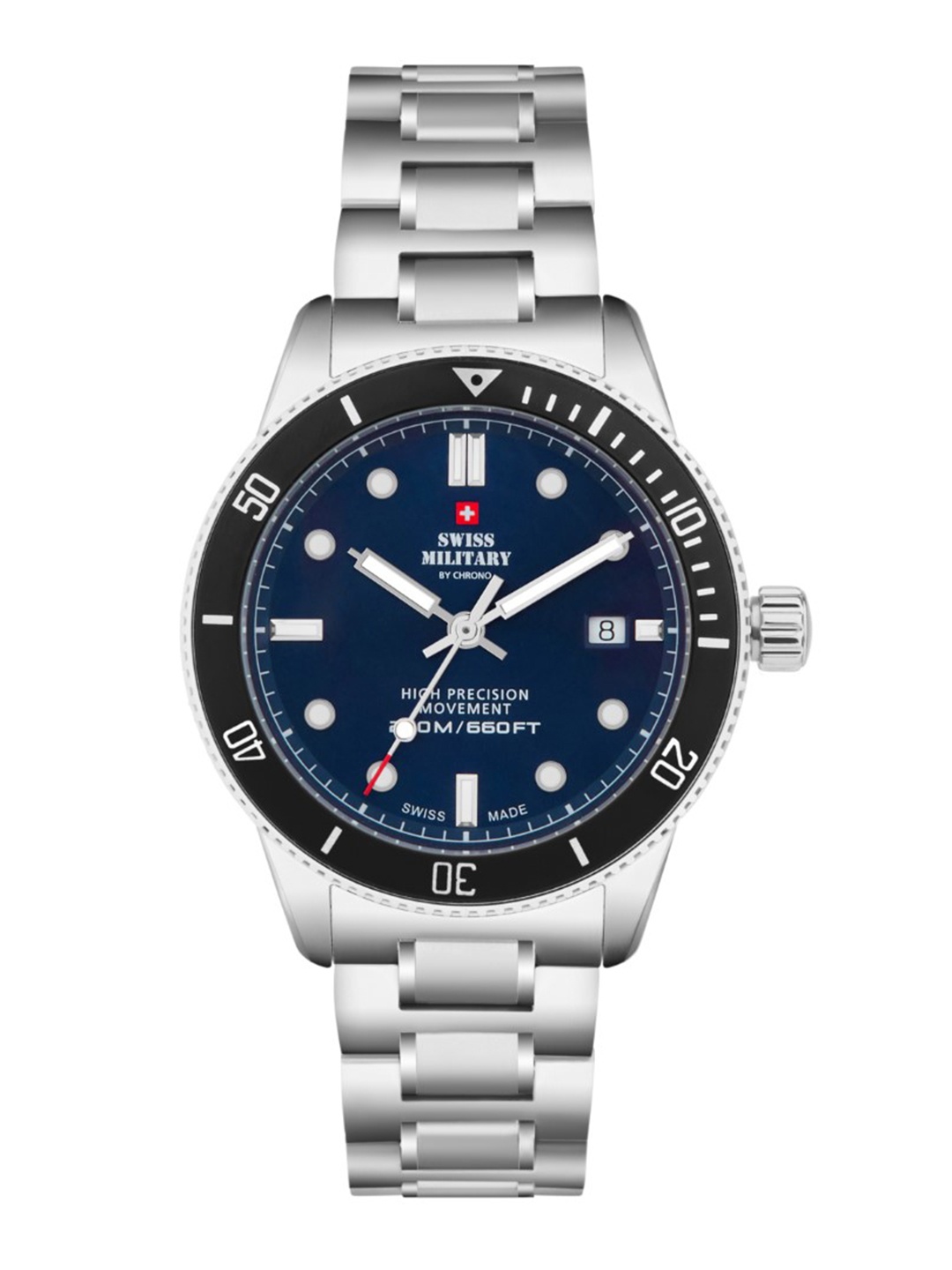 

Swiss Military by Chrono Men Blue Dial Swiss Made Watch - SM34088.02